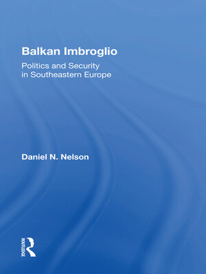 cover image of Balkan Imbroglio